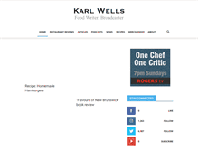 Tablet Screenshot of karlwells.com